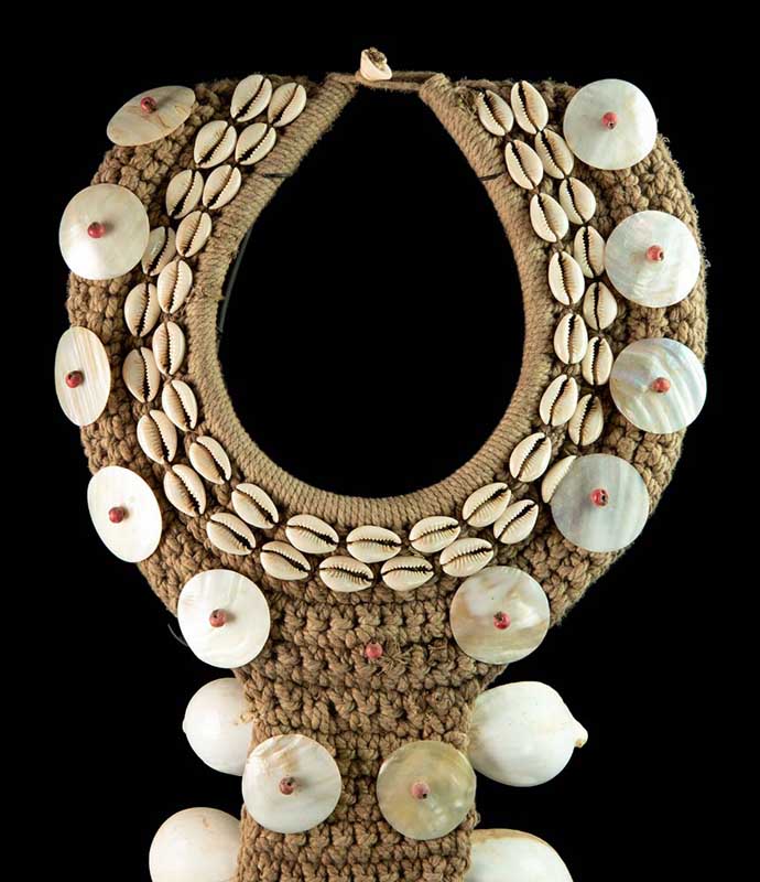 Collier Iatmul Coquillage – Parure Ethnique De Papouasie-Nouvelle-Guinée