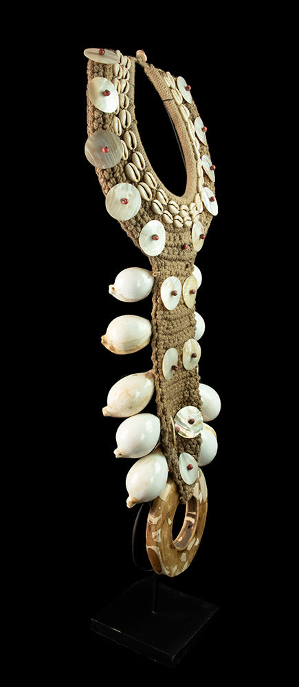 Collier Iatmul Coquillage – Parure Ethnique De Papouasie-Nouvelle-Guinée