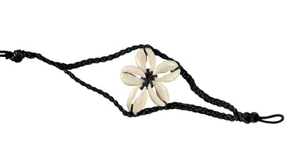 Bracelet Cauri Fleur en coquillages – Bijou ethnique artisanal