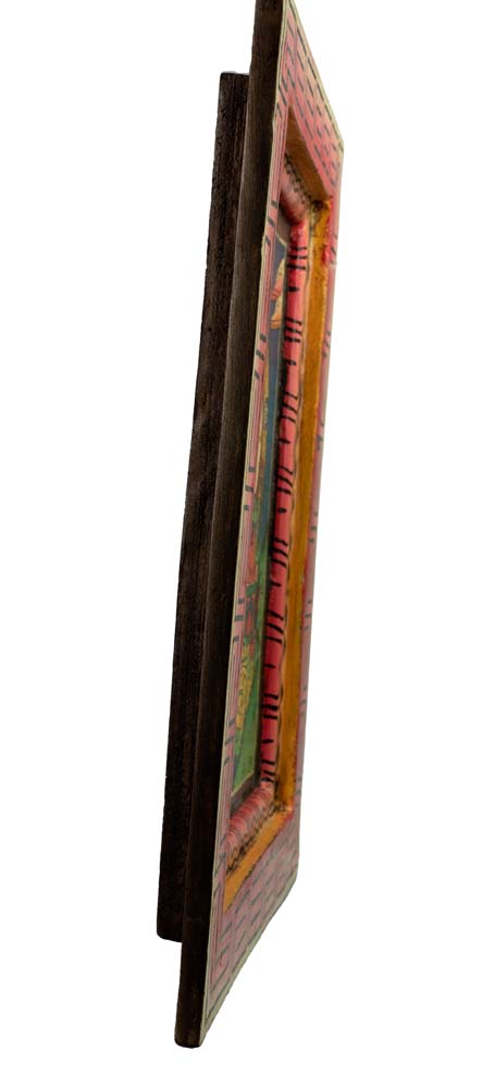 Thangka Chenrezig – Bodhisattva De La Compassion Peinture Sur Bois Népalais