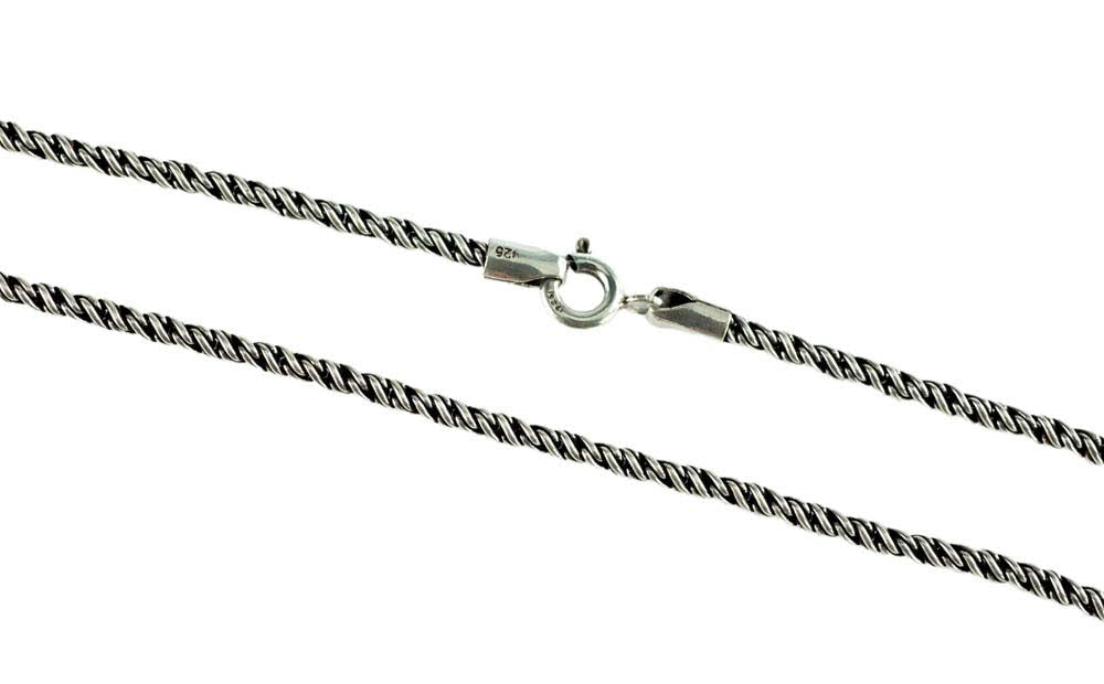 Chaîne Fine Maille Palmier en Argent Massif 925 – 60 cm