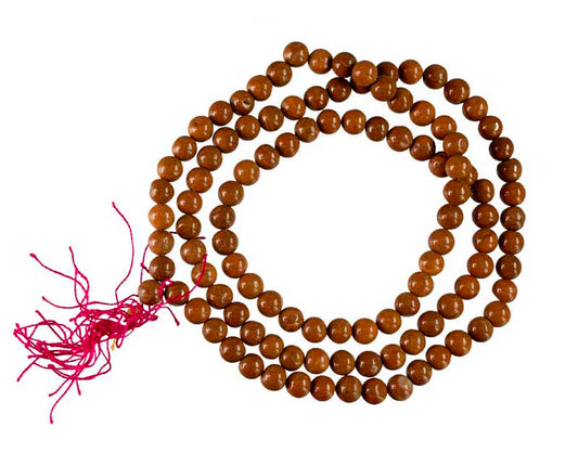 Collier Mala Tibétain en Jaspe Naturel – 108 Perles 8 à 8,5 mm