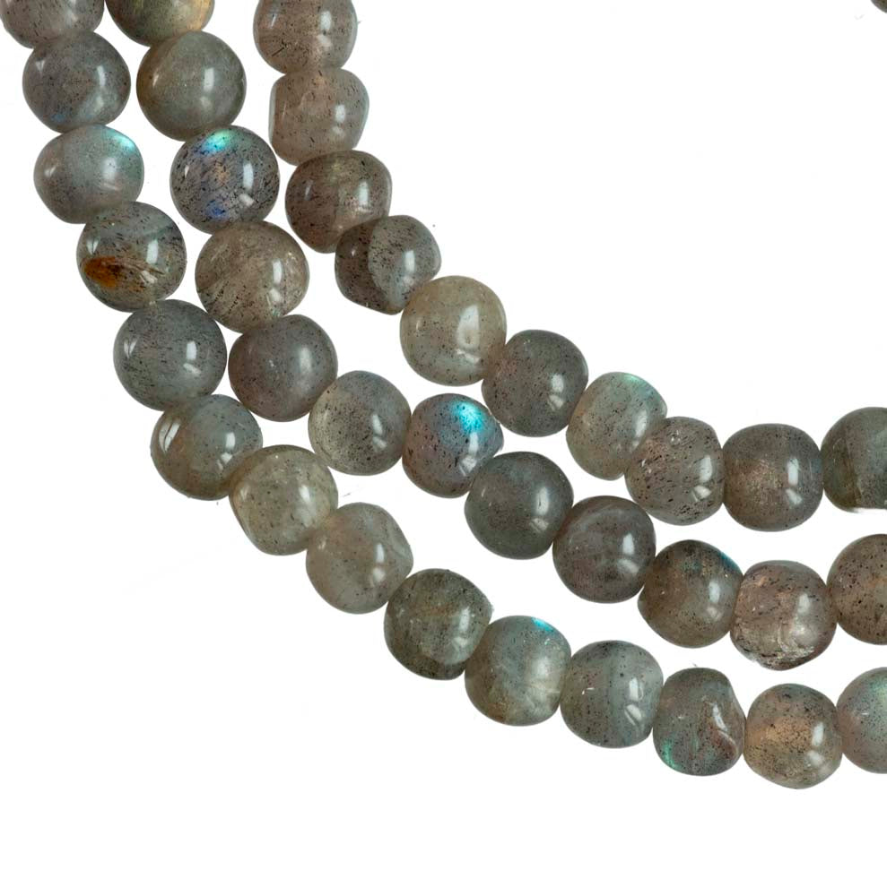 Mala Tibétain Labradorite – Collier Bouddhiste Pour La Méditation