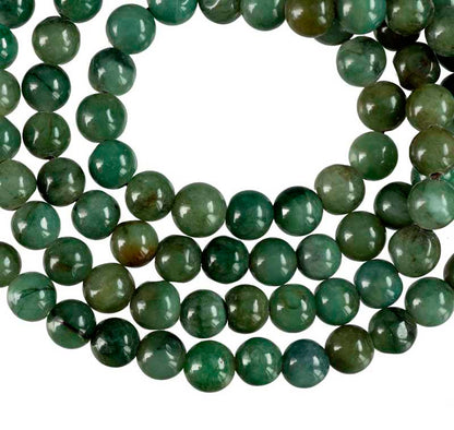 Mala Tibétain Agate Mousse – Collier Bouddhiste 108 Perles