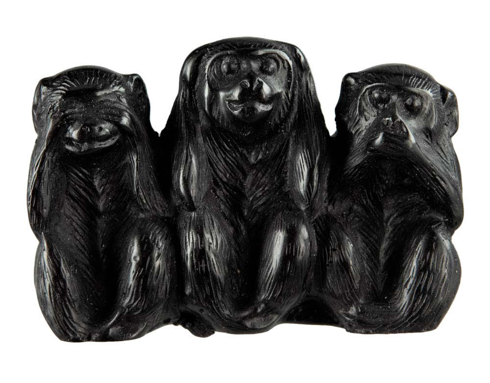 Trois Singes De La Sagesse Japonais – Statuettes En Résine