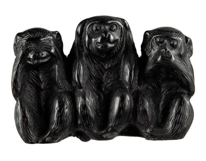 Trois Singes De La Sagesse Japonais – Statuettes En Résine