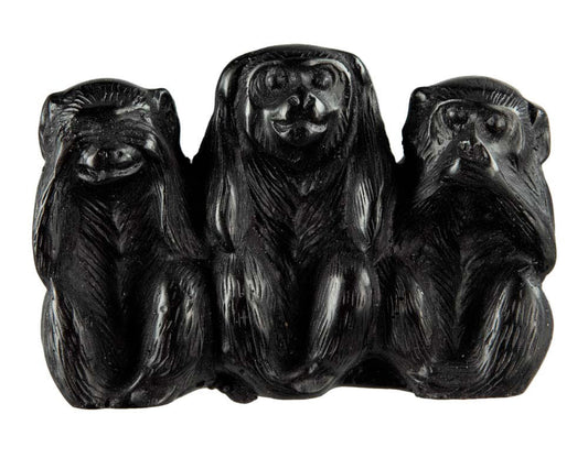 Trois Singes De La Sagesse Japonais – Statuettes En Résine