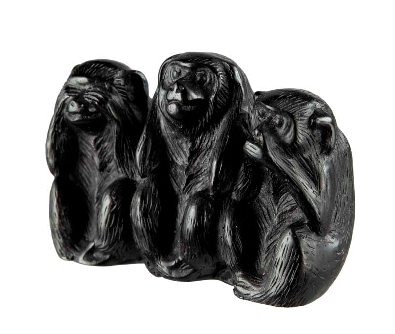 Trois Singes De La Sagesse Japonais – Statuettes En Résine