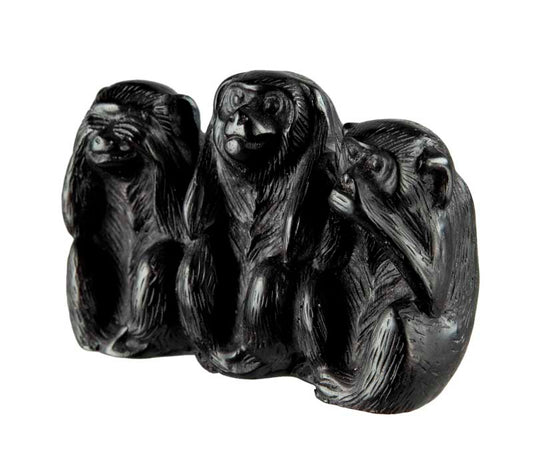 Trois Singes De La Sagesse Japonais – Statuettes En Résine