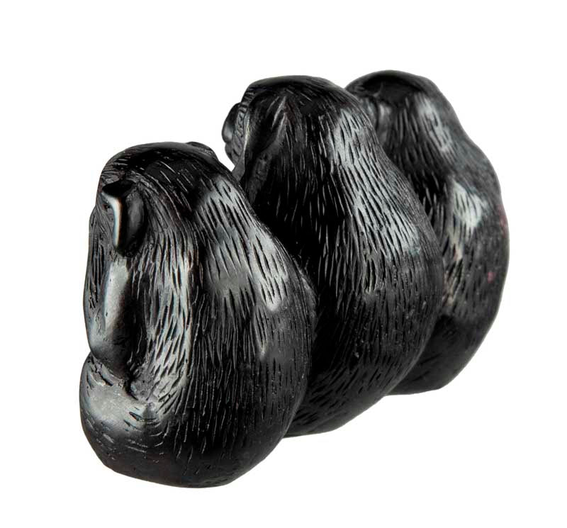 Trois Singes De La Sagesse Japonais – Statuettes En Résine