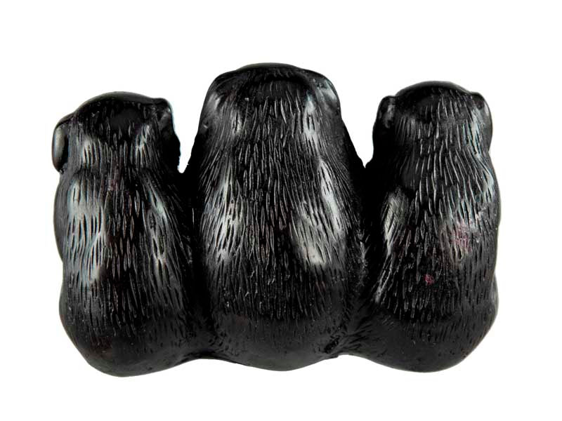 Trois Singes De La Sagesse Japonais – Statuettes En Résine
