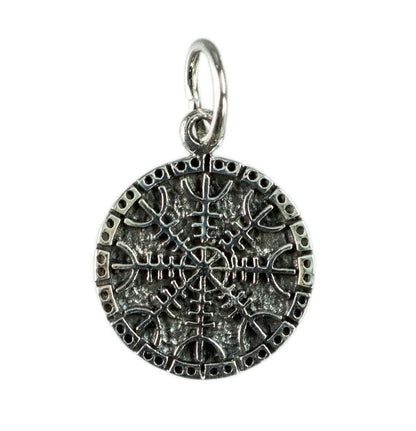 Pendentif Viking Aegishjálmur (Helm of Awe) en Argent 925