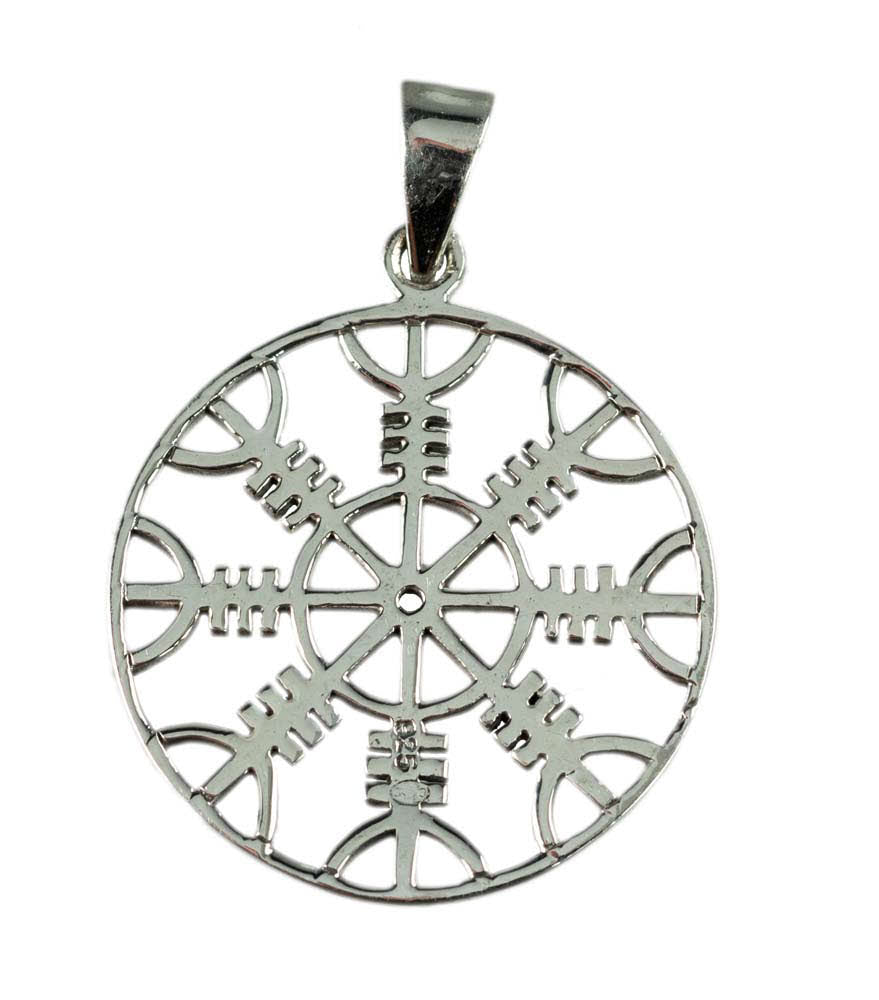 Pendentif Aegishjalmur – Heaume de la Terreur en Argent 925 - Viking