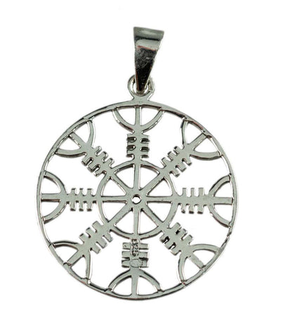 Pendentif Aegishjalmur – Heaume de la Terreur en Argent 925 - Viking