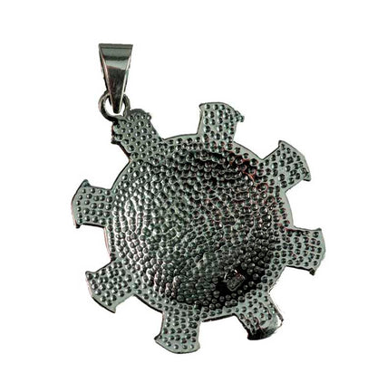 Pendentif Viking Aegishjalmur – Heaume de la Terreur en Argent Massif 925
