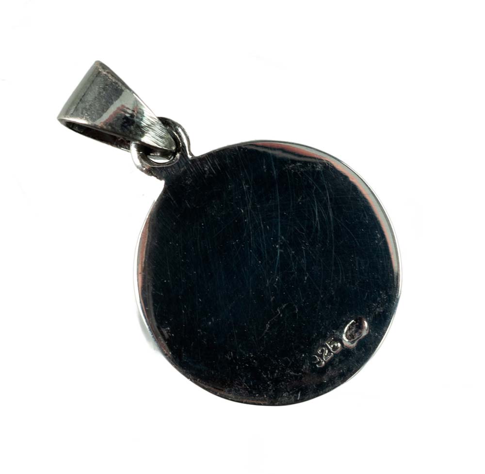 Pendentif Vegvísir Viking en Argent 925