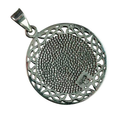 Pendentif Viking Vegvísir en Argent Massif 925