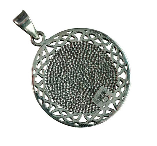 Pendentif Viking Vegvísir en Argent Massif 925