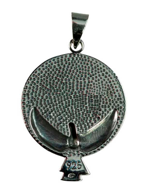 Pendentif Viking Vegvísir en Argent Massif 925