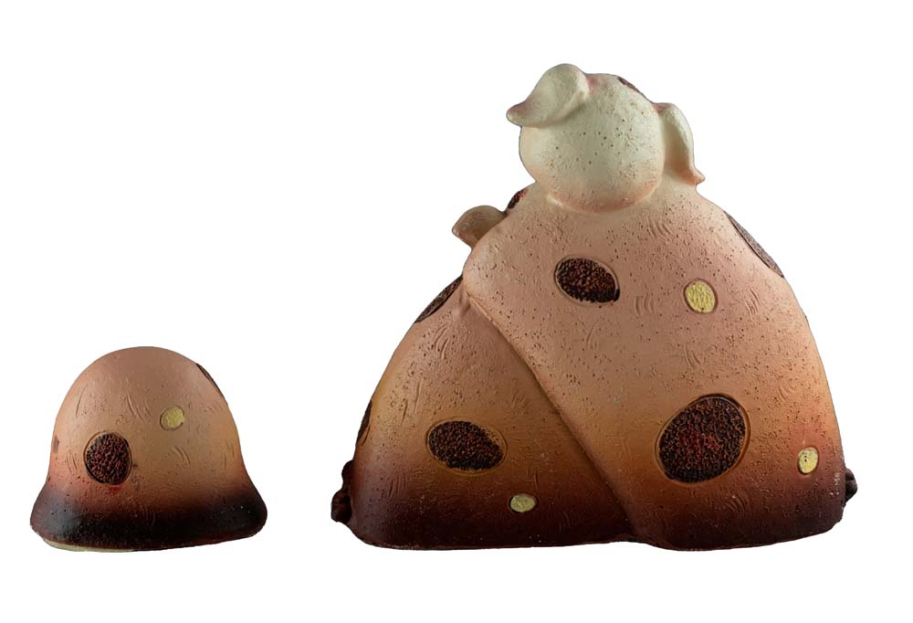 Figurine 3 Petits Cochons en Résine – Statuette Décorative
