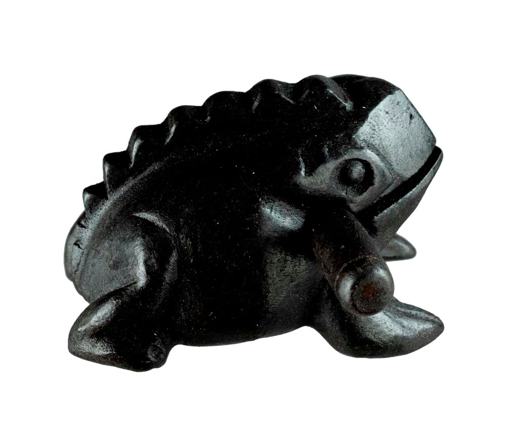 Grenouille Guiro En Bois 9cm – Instrument De Percussion Artisanal Du Vietnam