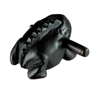 Grenouille Guiro En Bois 9cm – Instrument De Percussion Artisanal Du Vietnam