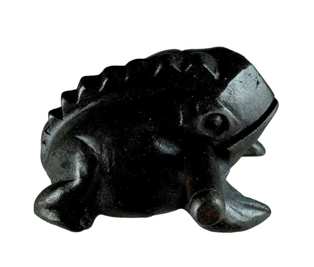 Grenouille Guiro En Bois 9cm – Instrument De Percussion Artisanal Du Vietnam