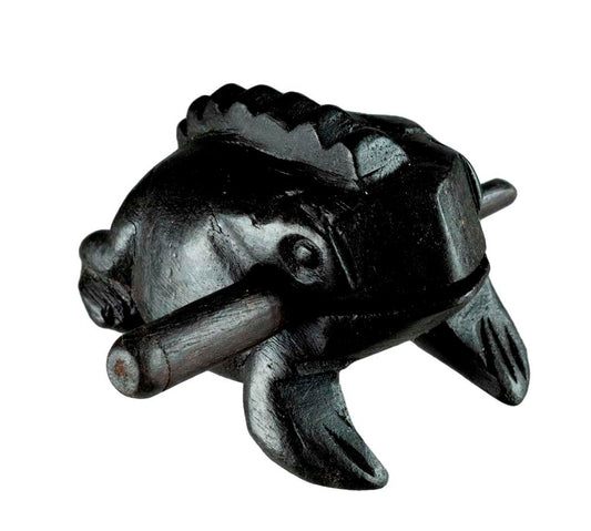 Grenouille Guiro En Bois 9cm – Instrument De Percussion Artisanal Du Vietnam