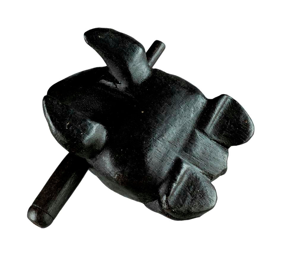Grenouille Guiro En Bois 9cm – Instrument De Percussion Artisanal Du Vietnam