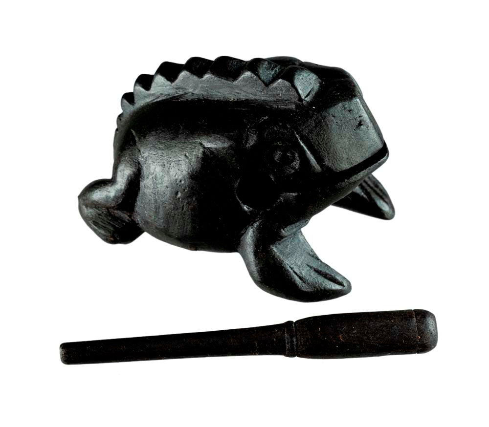 Grenouille Guiro En Bois 9cm – Instrument De Percussion Artisanal Du Vietnam