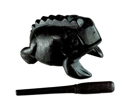 Grenouille Guiro En Bois 9cm – Instrument De Percussion Artisanal Du Vietnam