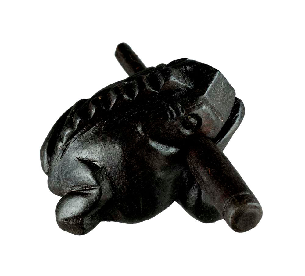 Grenouille Guiro En Bois 7cm – Instrument De Percussion Traditionnel Du Vietnam
