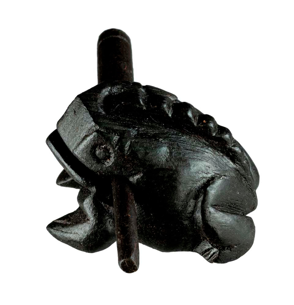 Grenouille Guiro En Bois 7cm – Instrument De Percussion Traditionnel Du Vietnam