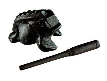 Grenouille Guiro En Bois 7cm – Instrument De Percussion Traditionnel Du Vietnam