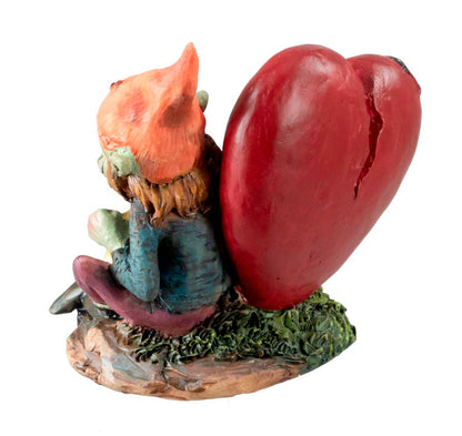 Lutin Pixie Chagrin d'Amour – Figurine Korrigan Celtique en Résine
