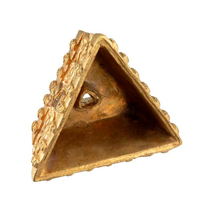 Phurba Mahakala Vajra Kila en Laiton avec Support – Objet Rituel Tibétain du Népal