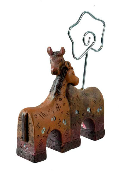 Porte-Photo Cheval En Résine – Décoration Équestre