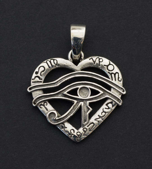 Pendentif Œil d’Horus en argent 925 – Bijou chargé de symbolisme