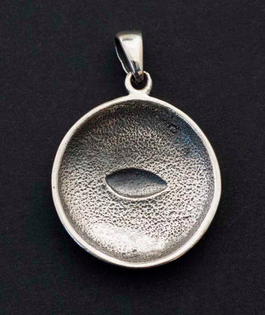 Pendentif Œil d’Horus (Oudjat) en argent massif 925 – Bijou de l’Égypte ancienne