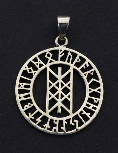 Pendentif Viking Web of Wyrd en Argent 925
