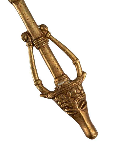 Décapsuleur Vache Sacrée Art Dhokra En Laiton – Artisanat Indien Original