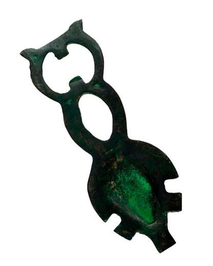 Décapsuleur Masque Africain En Laiton – Objet Artisanal Ethnique