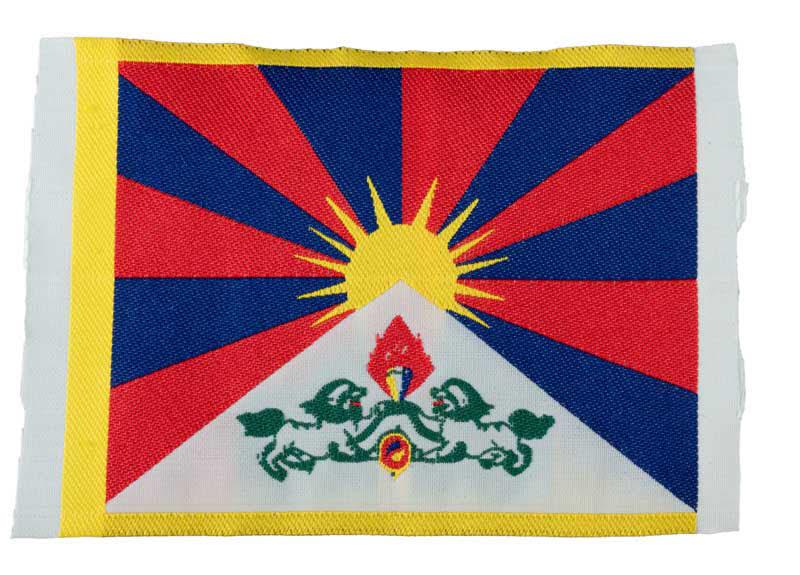 Écusson Brodé Drapeau Du Tibet – Symbole Tibétain À Coudre