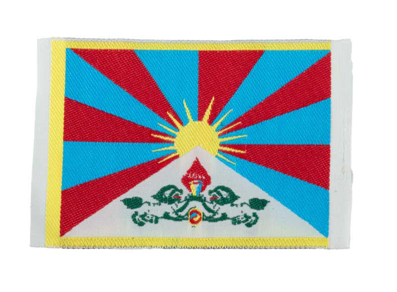 Écusson Brodé Drapeau Du Tibet – Free Tibet À Coudre