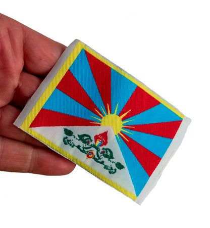 Écusson Brodé Drapeau Du Tibet – Free Tibet À Coudre