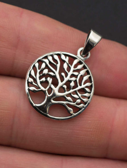 Pendentif Arbre de Vie celte en argent 925 – Symbole d’amour et d’harmonie celtique