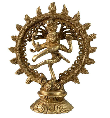 Statue Shiva Nataraja – Lord Shiva Danse Cosmique – Laiton Artisanat Indien
