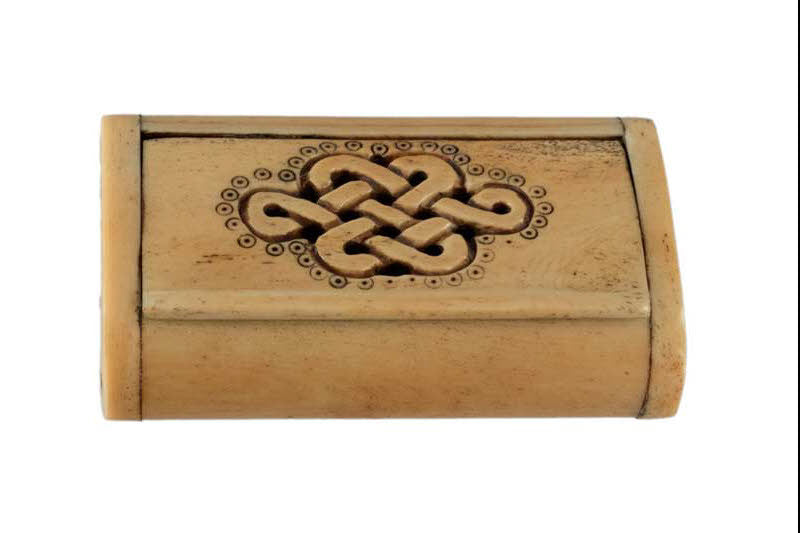 Boîte À Grillon En Os – Artisanat Chinois Aux Motifs Bouddhistes Et Animaliers