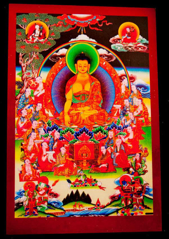 Carte Postale Shakyamuni Bouddha Bouddhiste du Népal