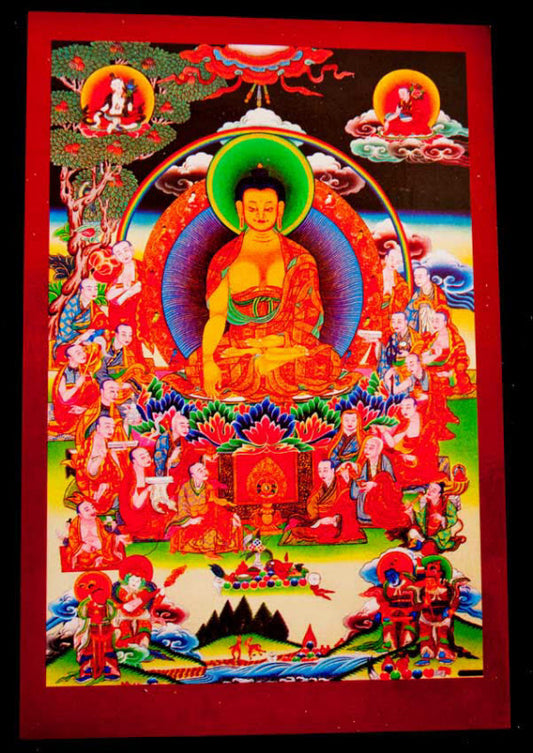 Carte Postale Shakyamuni Bouddha Bouddhiste du Népal
